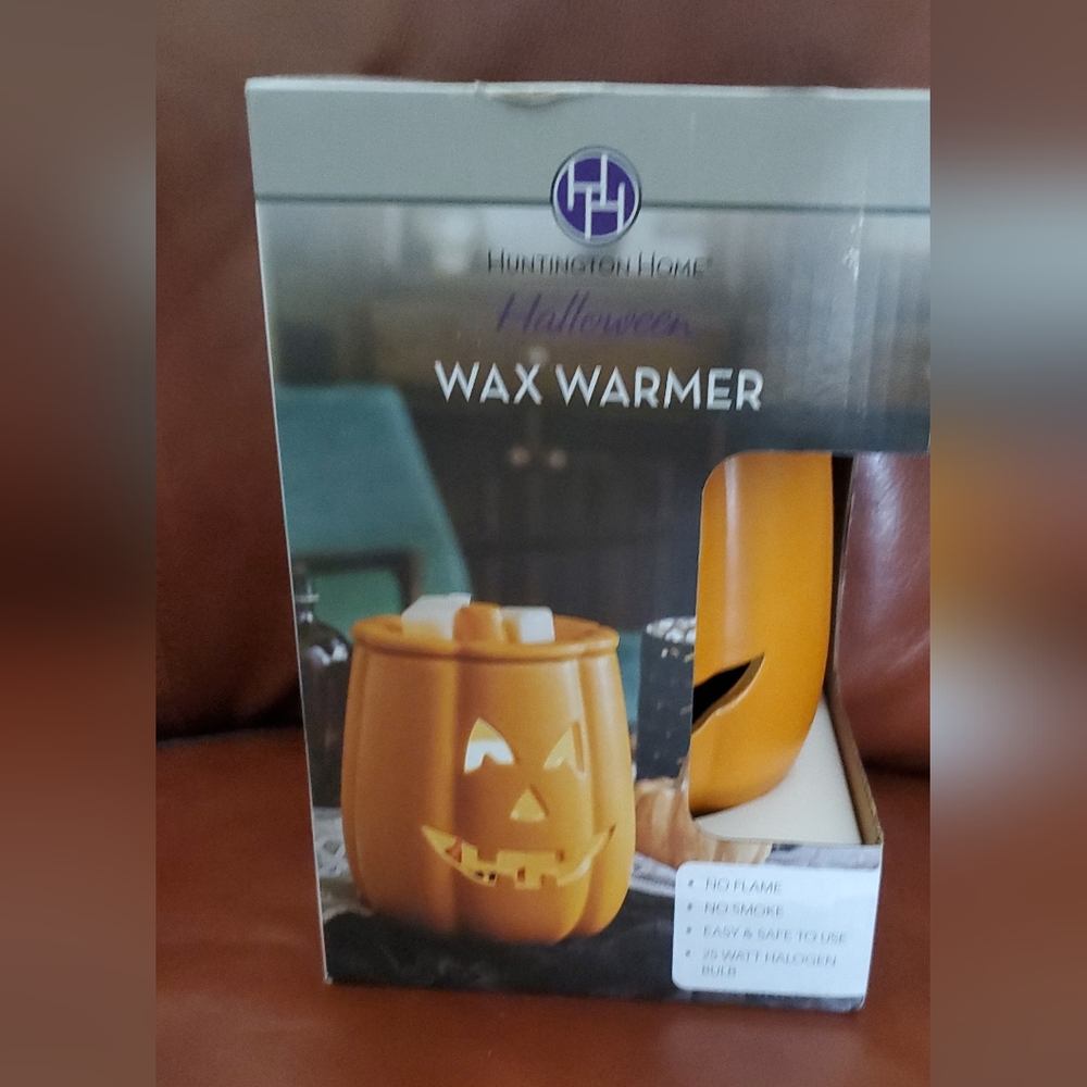 Huntington Home Halloween Jack-o-lantern (Pumpkin) Wax Warmer BNIB